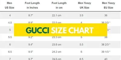 gucci 11 x 6.5 x 4.5|gucci shoe size conversion chart.